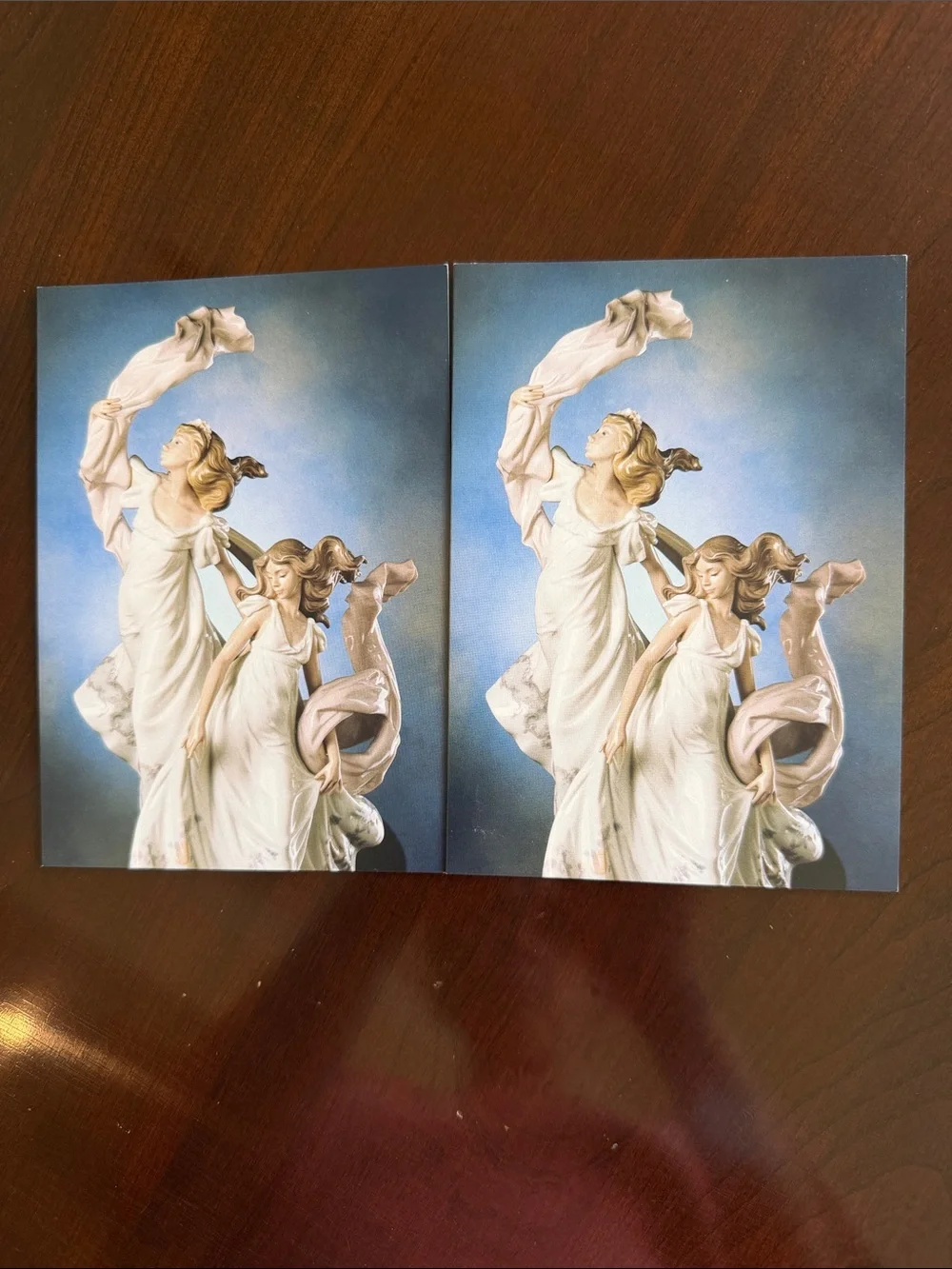 Vintage Lladro 13 Blank Greeting Cards & Envelopes in Box 1998